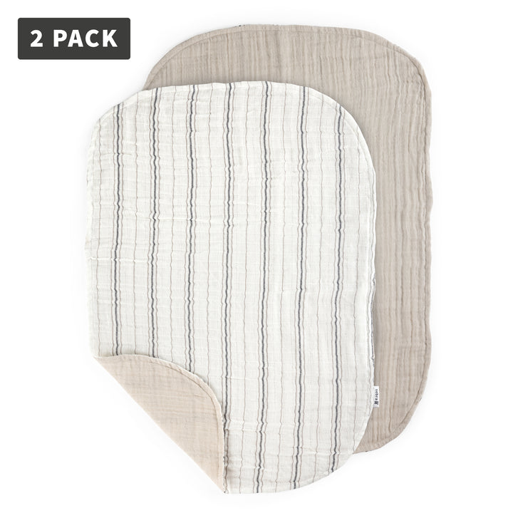 Pusliundirlag, 2 stk, Cream Stripe