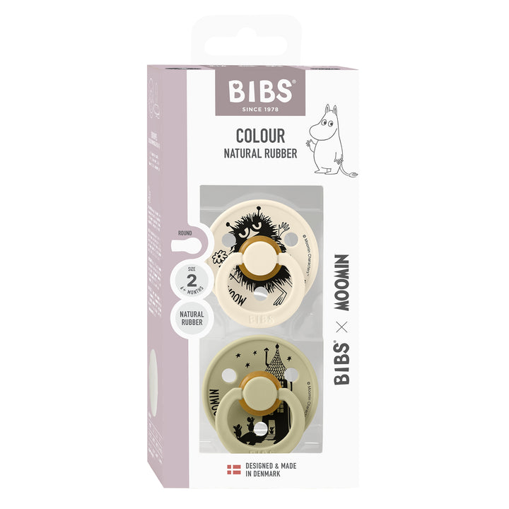 Moomin, 2 stk, Khaki/Ivory