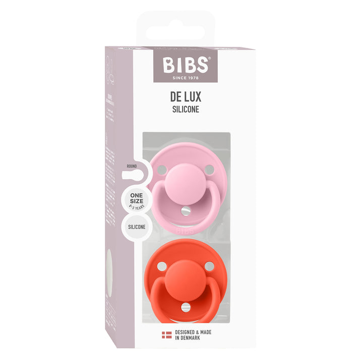 De Lux, 2 stk, Baby Pink/Tango