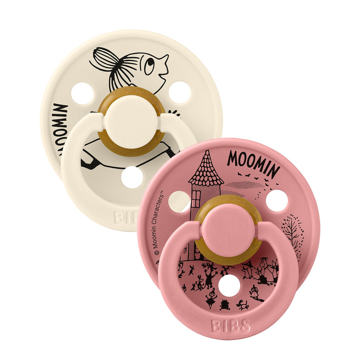 Moomin, 2 stk, Dusty Pink/Ivory