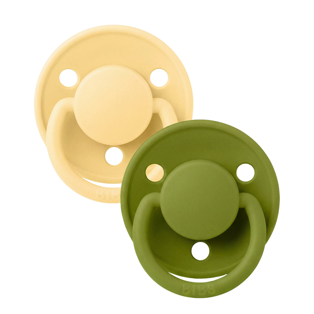 De Lux, 2 stk, Pale Butter/Wasabi