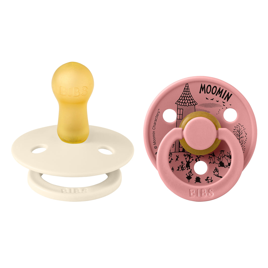 Moomin, 2 stk, Dusty Pink/Ivory
