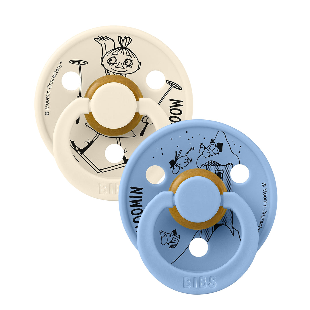 Moomin, 2 stk, Sky Blue/Ivory