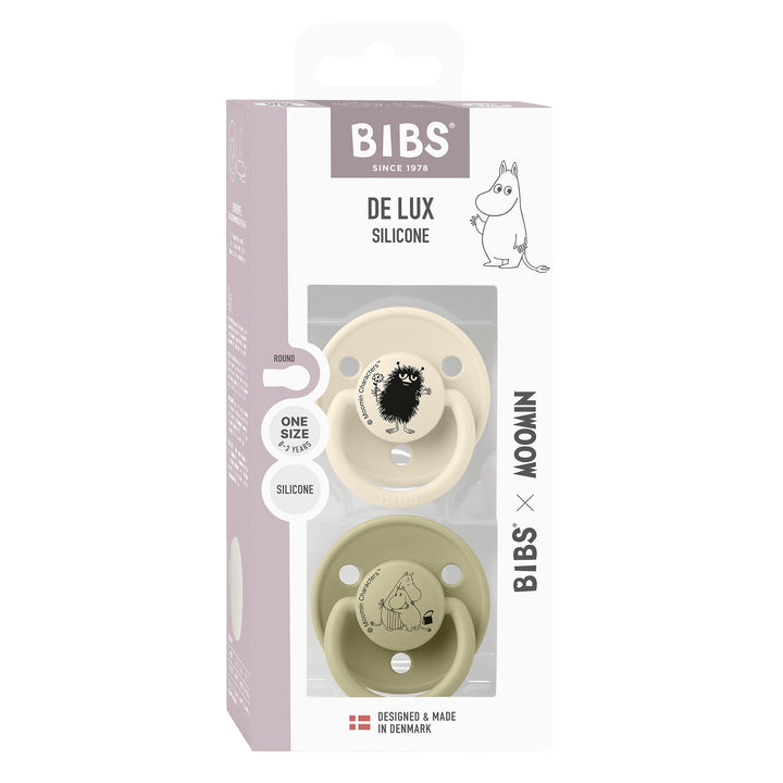 Moomin, 2 stk, Khaki/Ivory