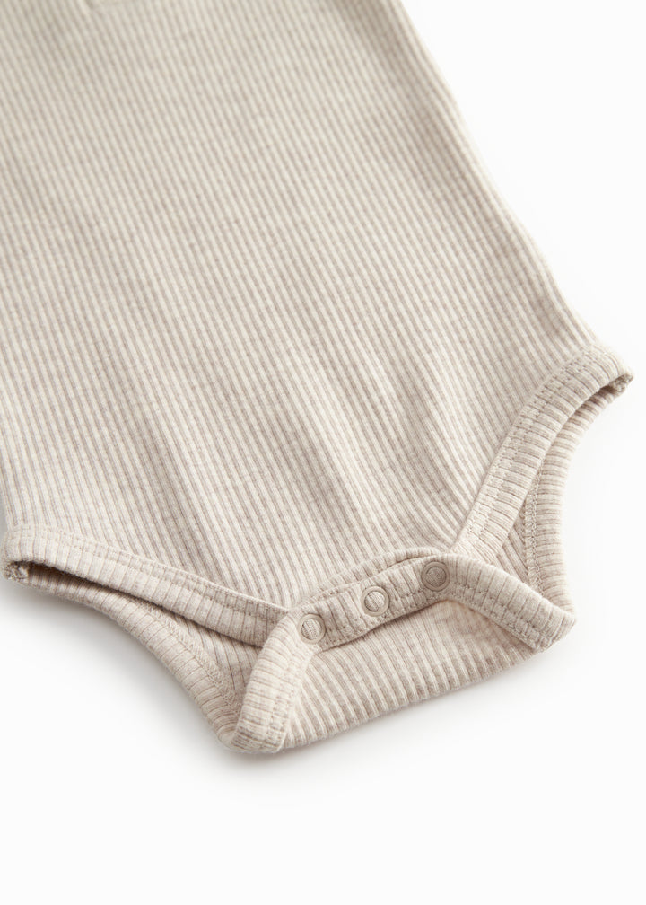 Modal body, Light Beige Melange