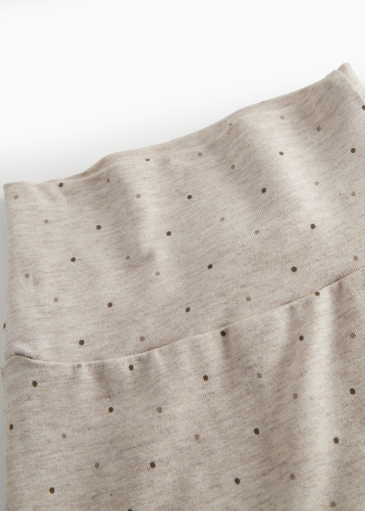 Piva buksur, Beige Melange Dot