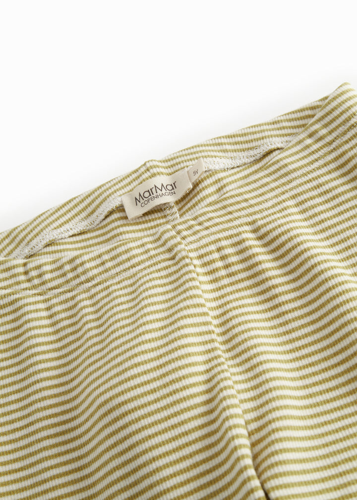 Leggings, Olive Stripe
