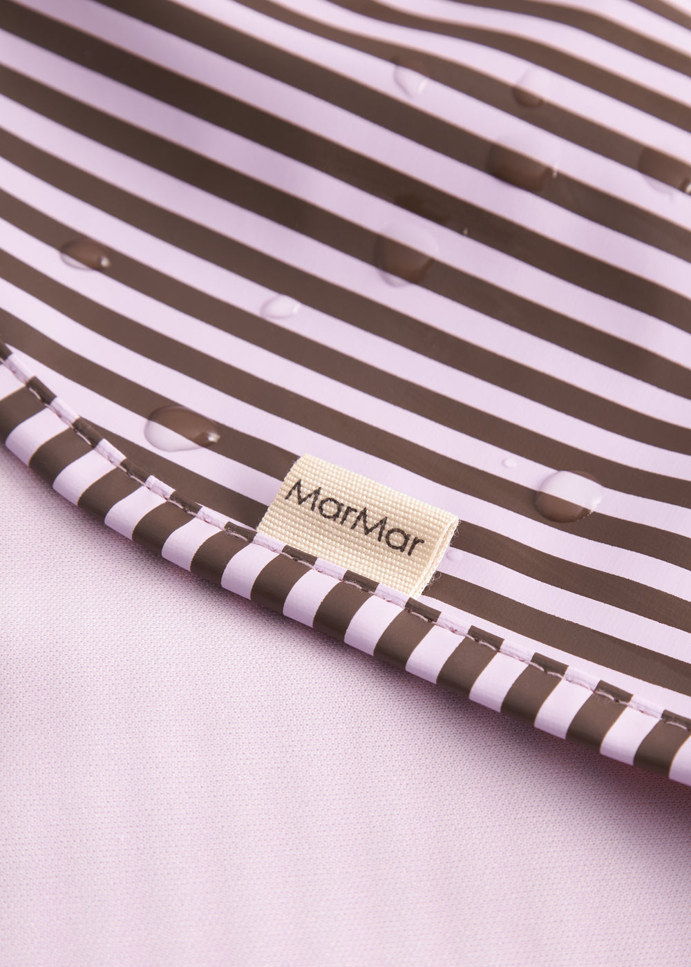 Bringuklútur, Pink Brown Stripes