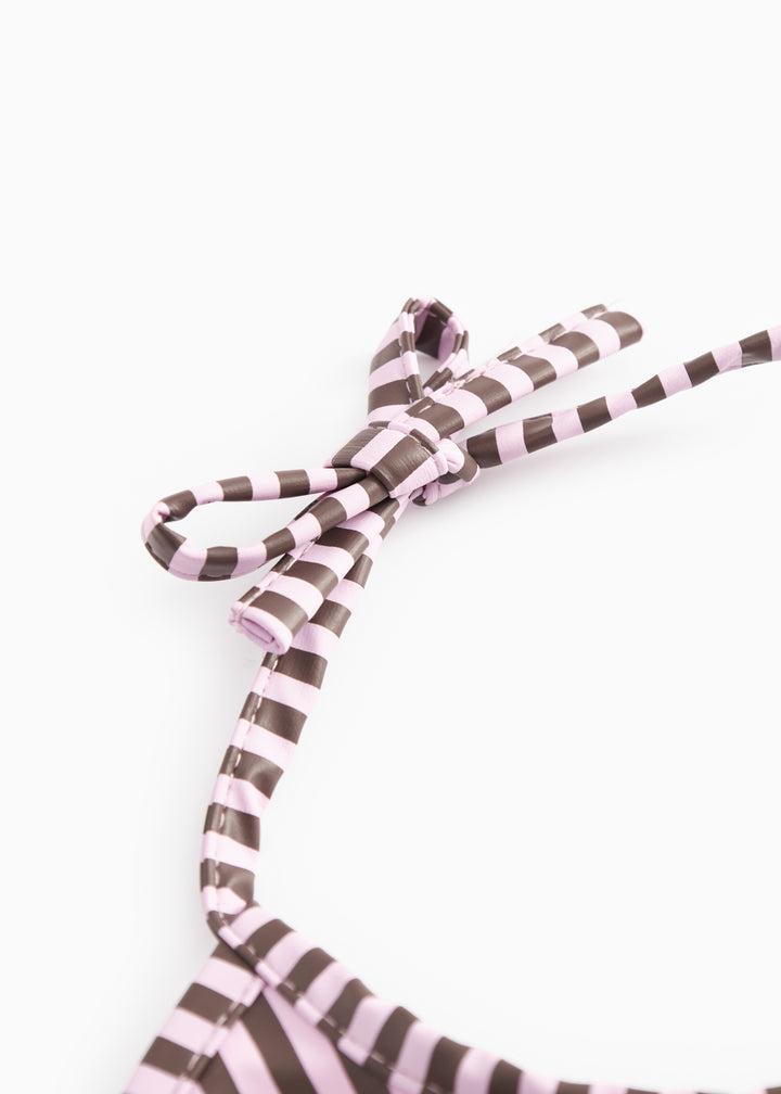Bringuklútur, Pink Brown Stripes