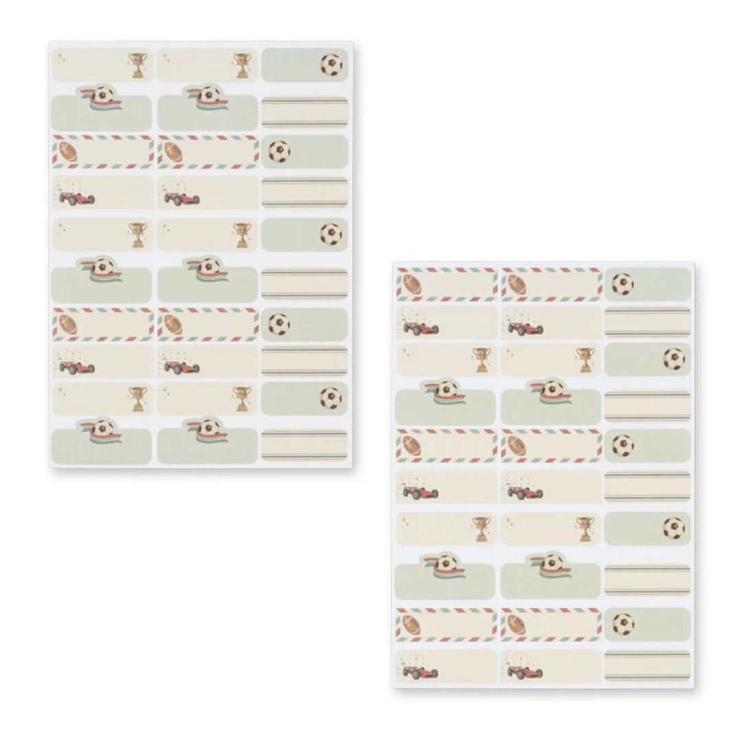 Navnamerkir, 60 stk, Kick It