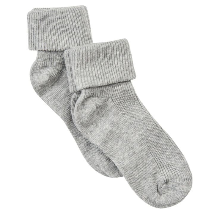 Baby sokkar, 2 pør, Grey Melange