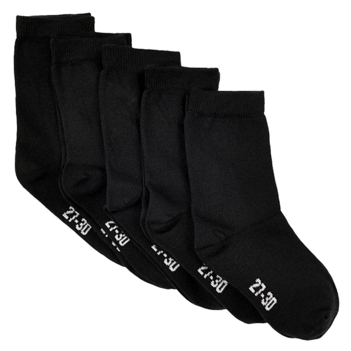 Sokkar, 5 pør, Black