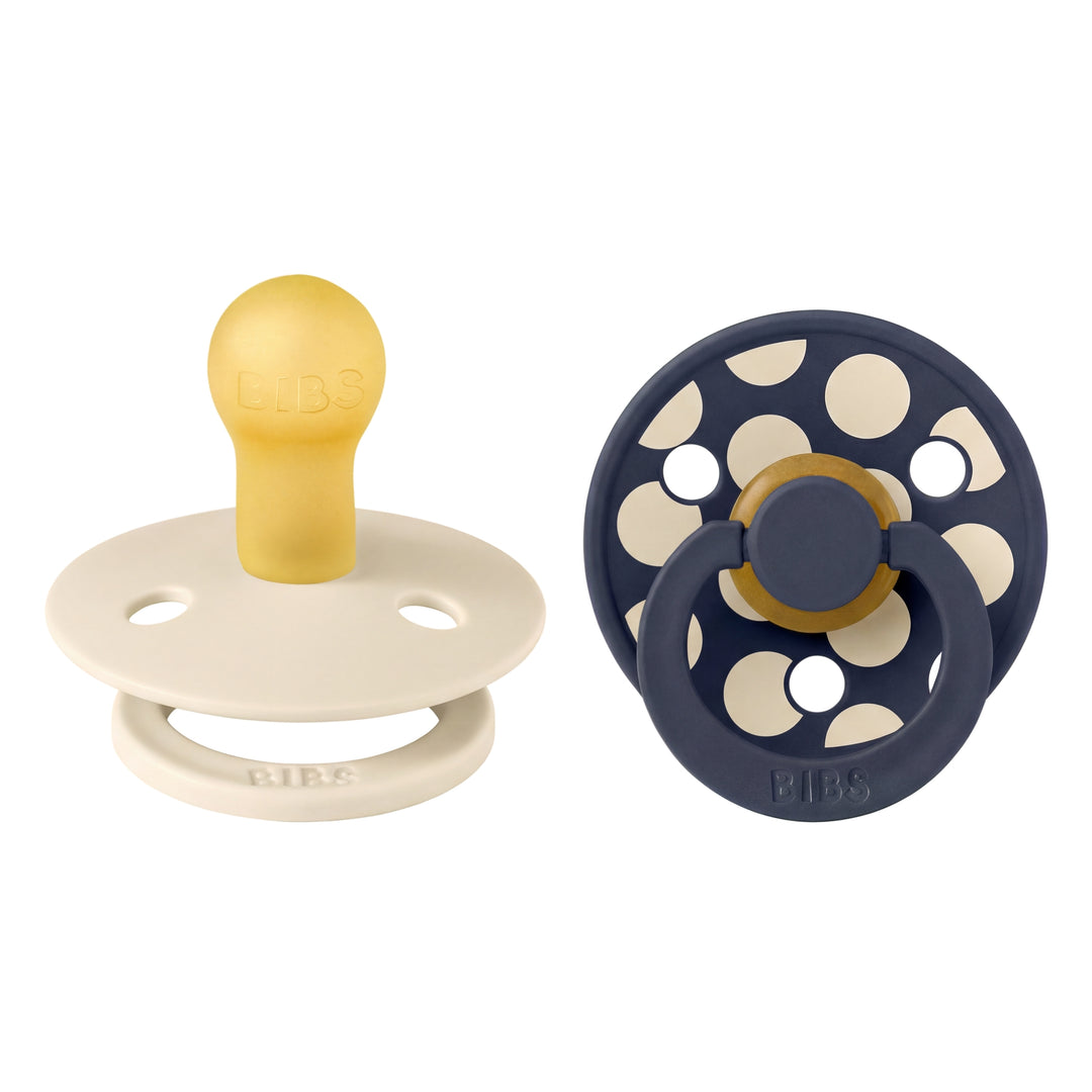 Polka, 2 stk, Deep Space/Ivory