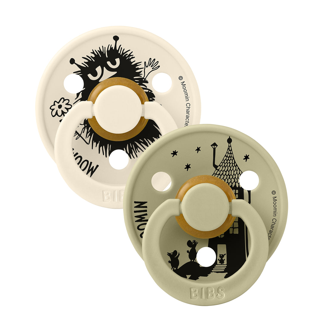 Moomin, 2 stk, Khaki/Ivory