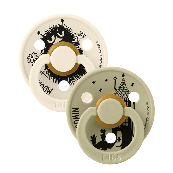 Moomin, 2 stk, Khaki/Ivory