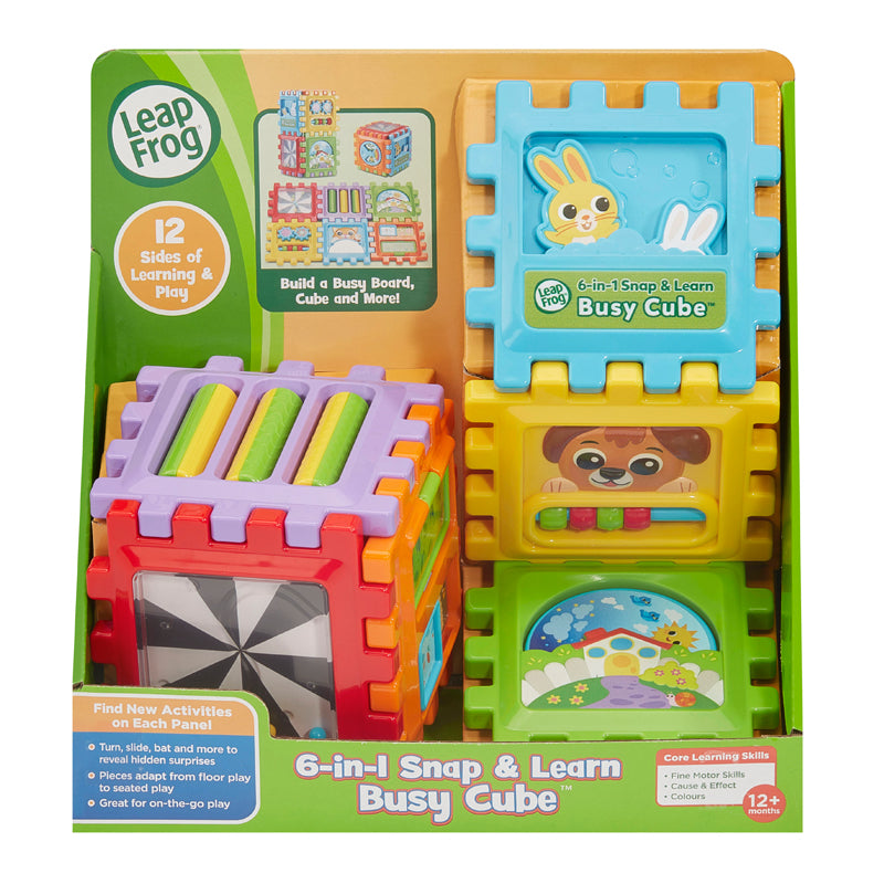 6-in-1 Snap & Learn Busy Cube