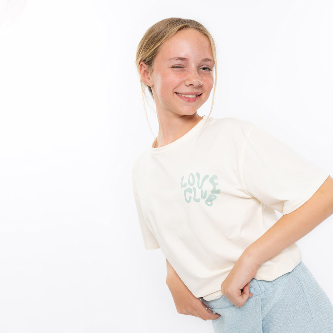 Loose Fit blusa, Off White