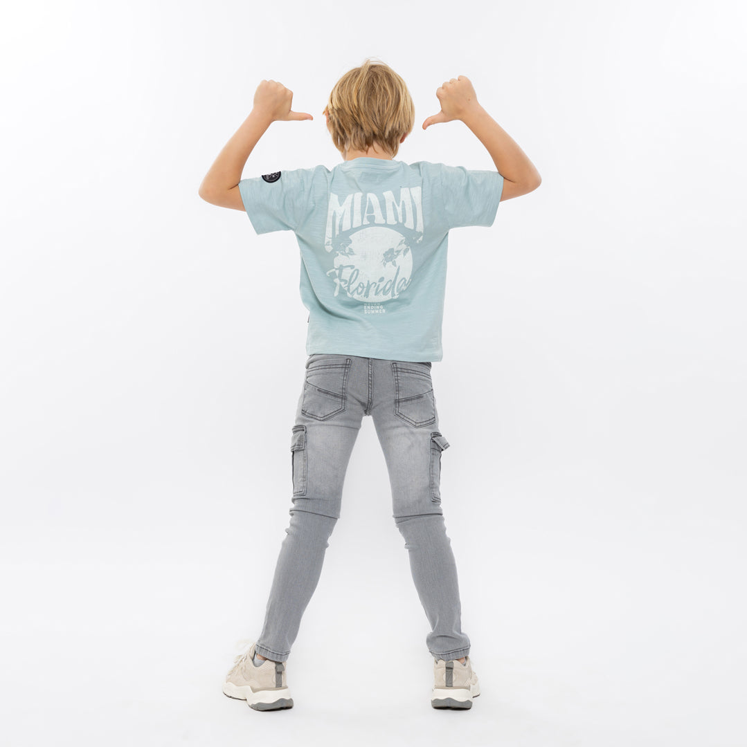 Loose Fit blusa, Ocean