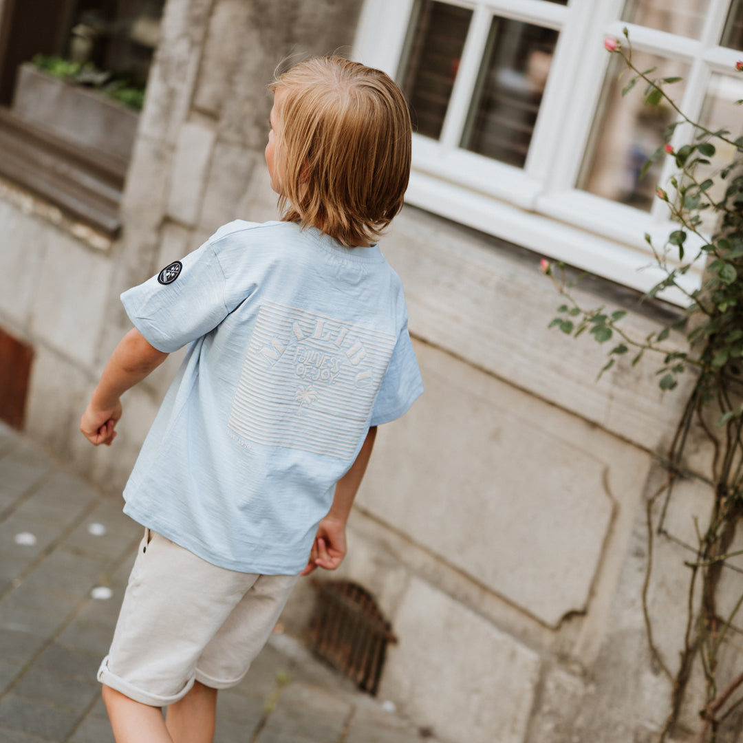 Loose Fit blusa, Light Blue
