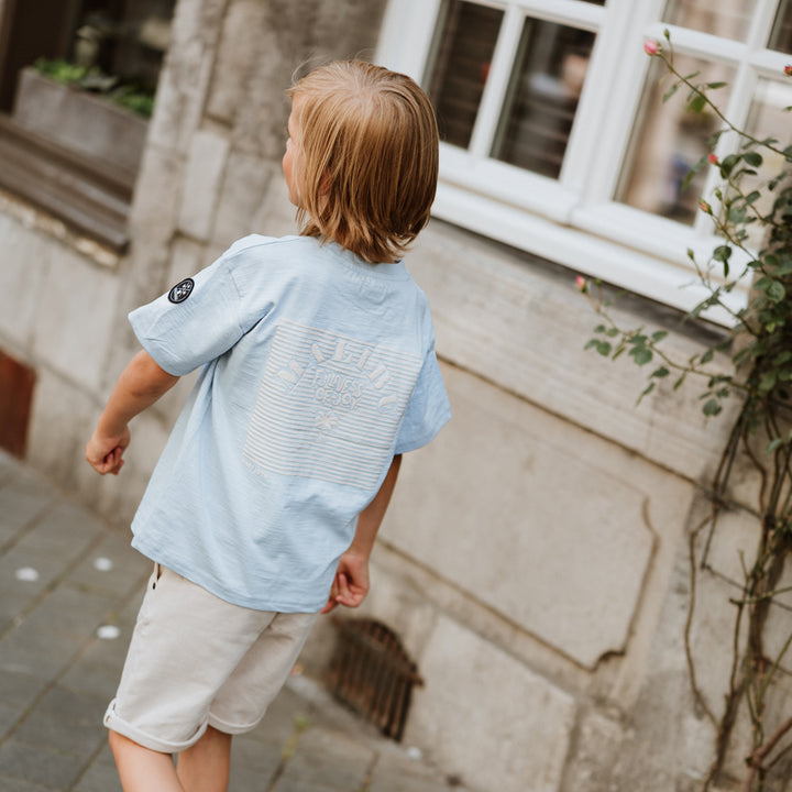 Loose Fit blusa, Light Blue