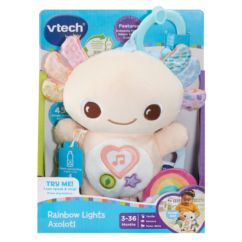 Rainbow Lights Axolotl