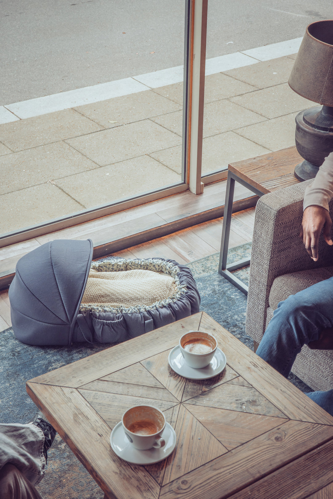 Kallesja til babynest, Blue Olive