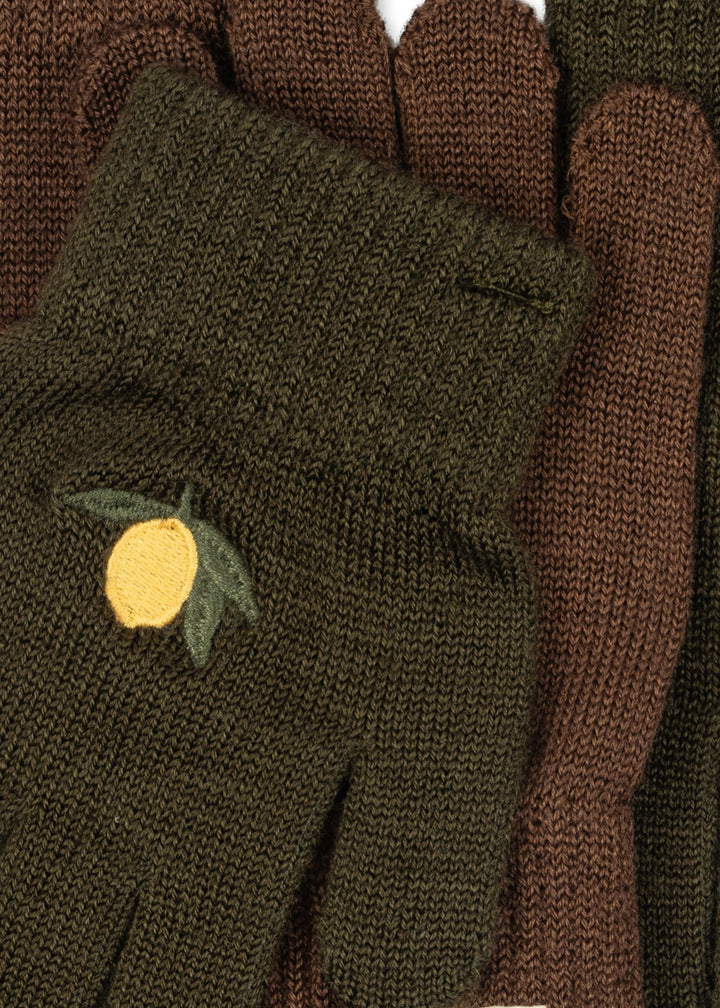 Filla handskar, 2 pør, Kombu Green
