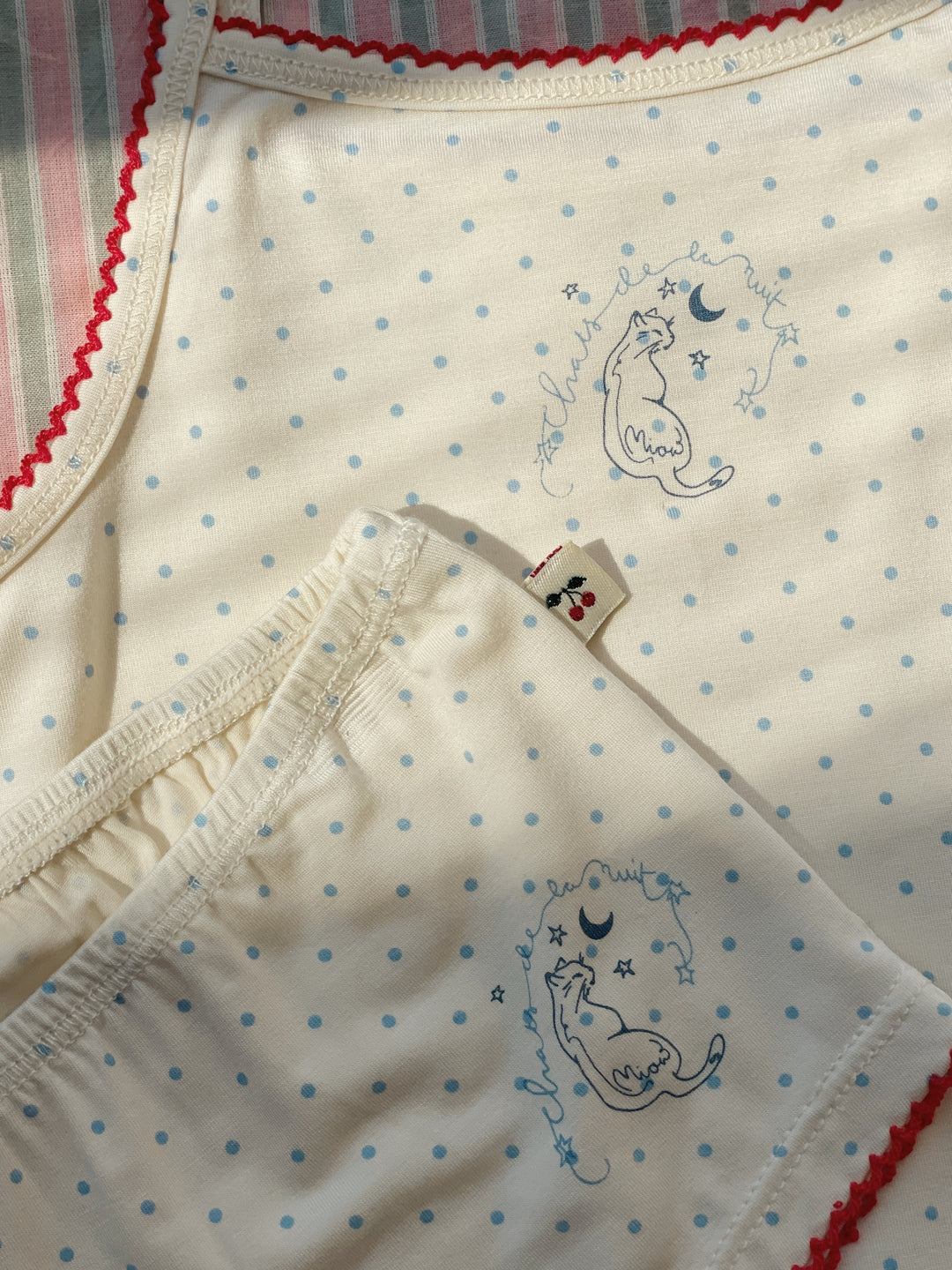 Mimmi hipsters, 2 stk, Blue Kitty Dot