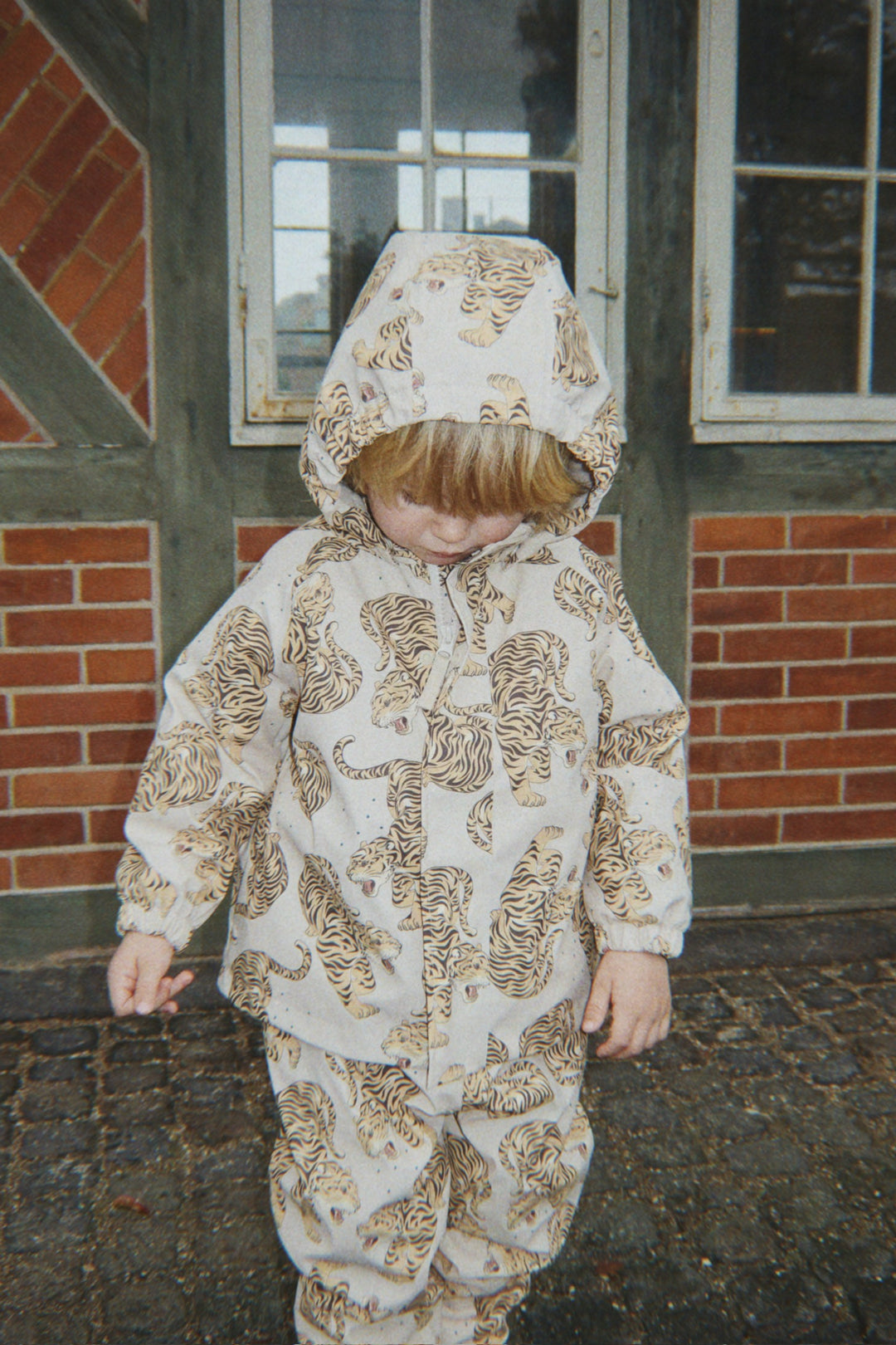 Fóðrað regnsett, Panthera Beige