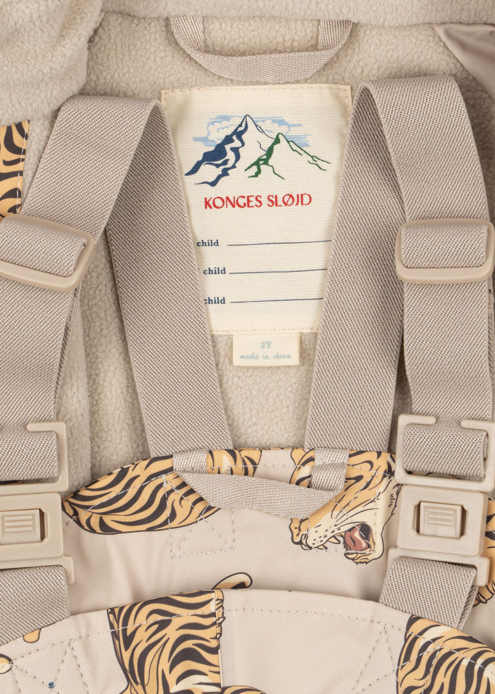 Fóðrað regnsett, Panthera Beige